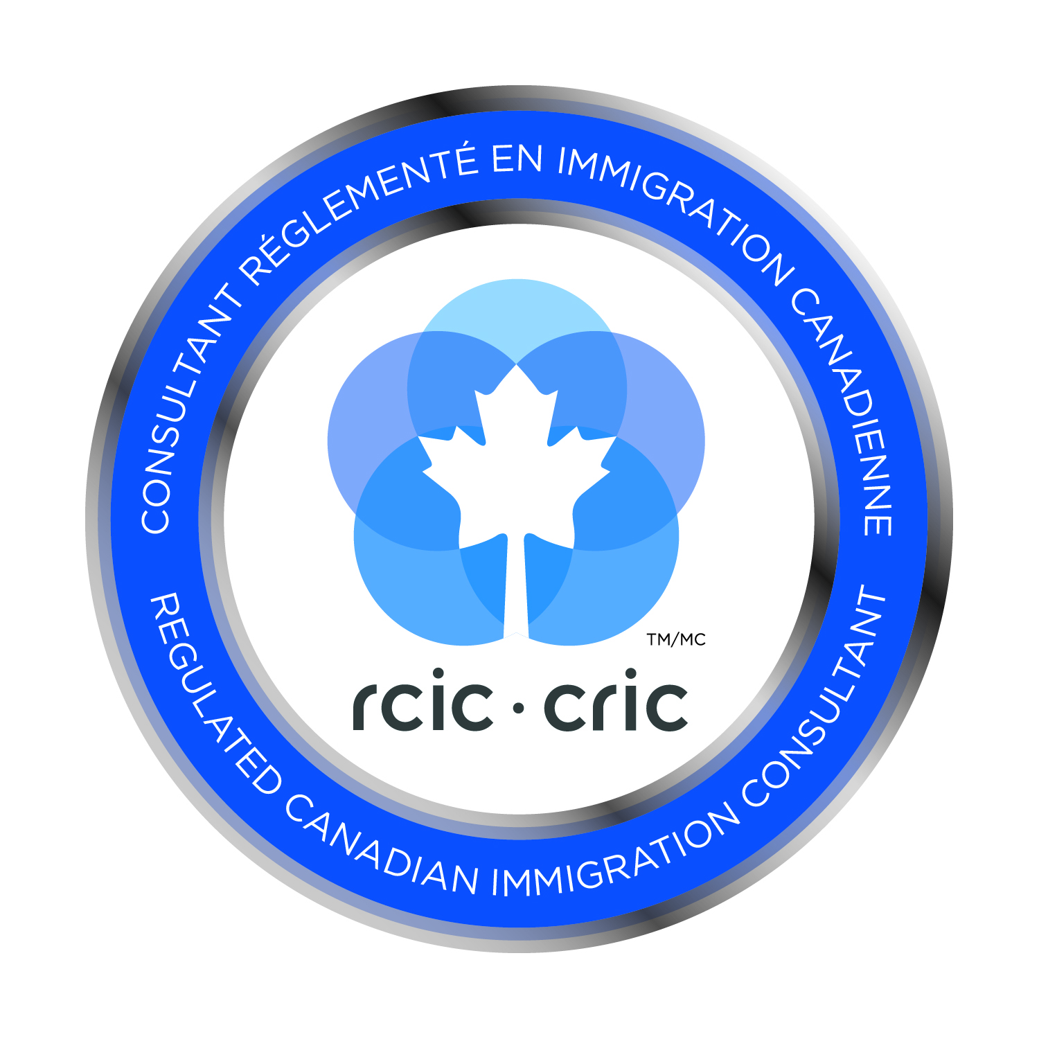 RCIC lapel pin colour